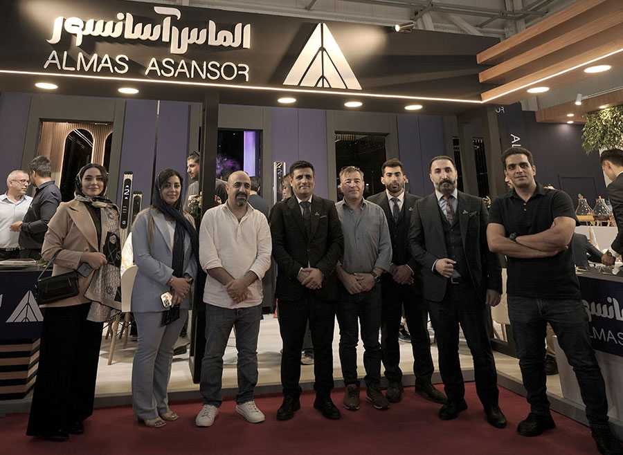 الماس آسانسور در بیست و چهارمین نمایشگاه صنعت ساختمان